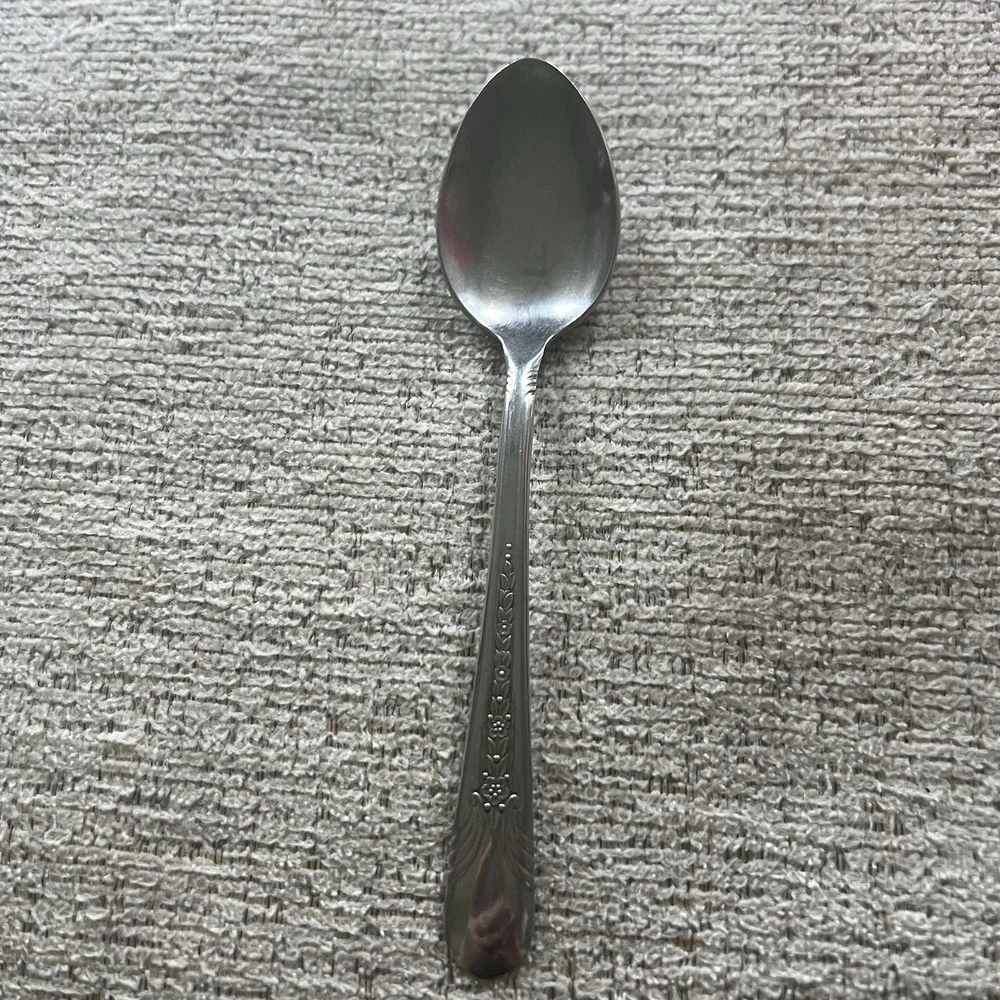 Silco Stainless USA Tablespoon Floral Scroll Pattern Vintage Flatware Silverware